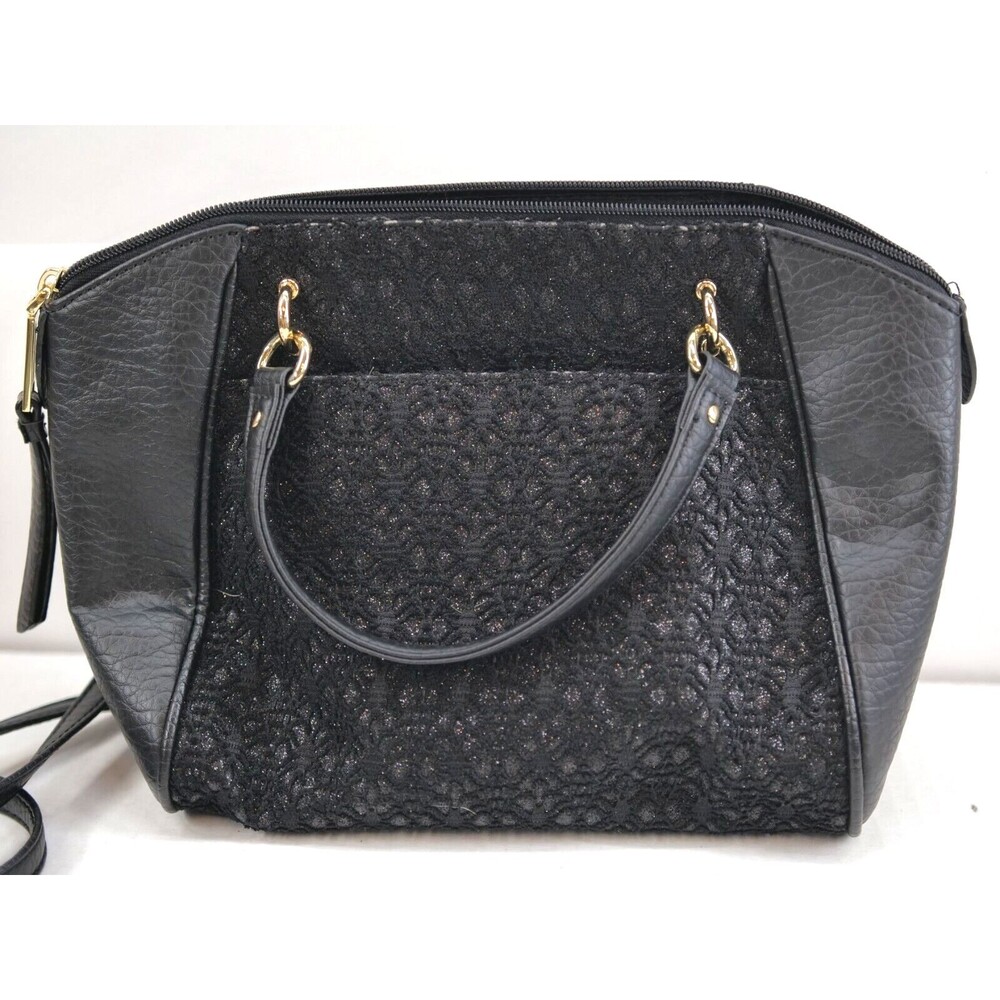 Juicy‎ Couture Black Sparkle and Gold Accent purse Strap - Picture 4 of 9